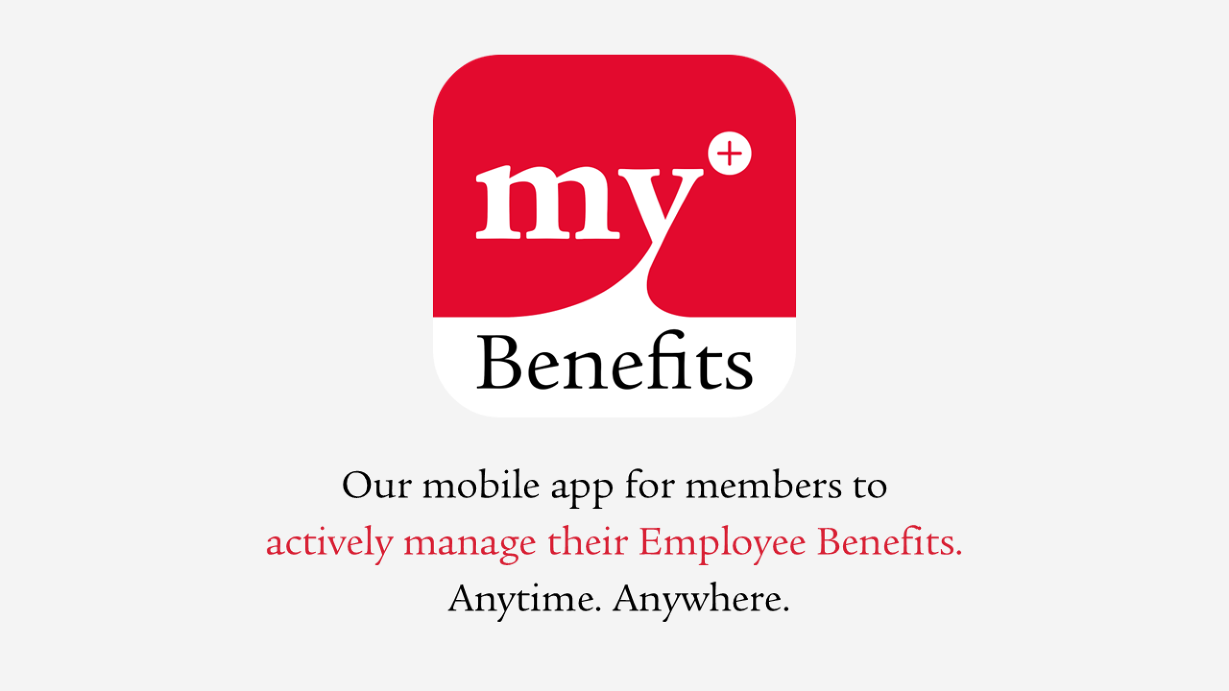 myBenefits app Swiss Life Global Solutions